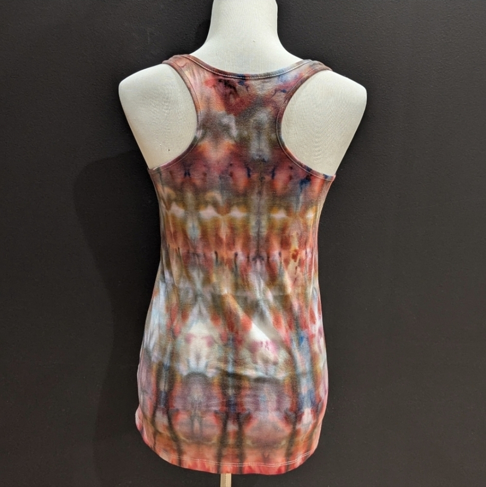 New Tiedye Racerback Tank Top - Picture 2 of 3
